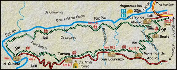 mapa de a Cubela