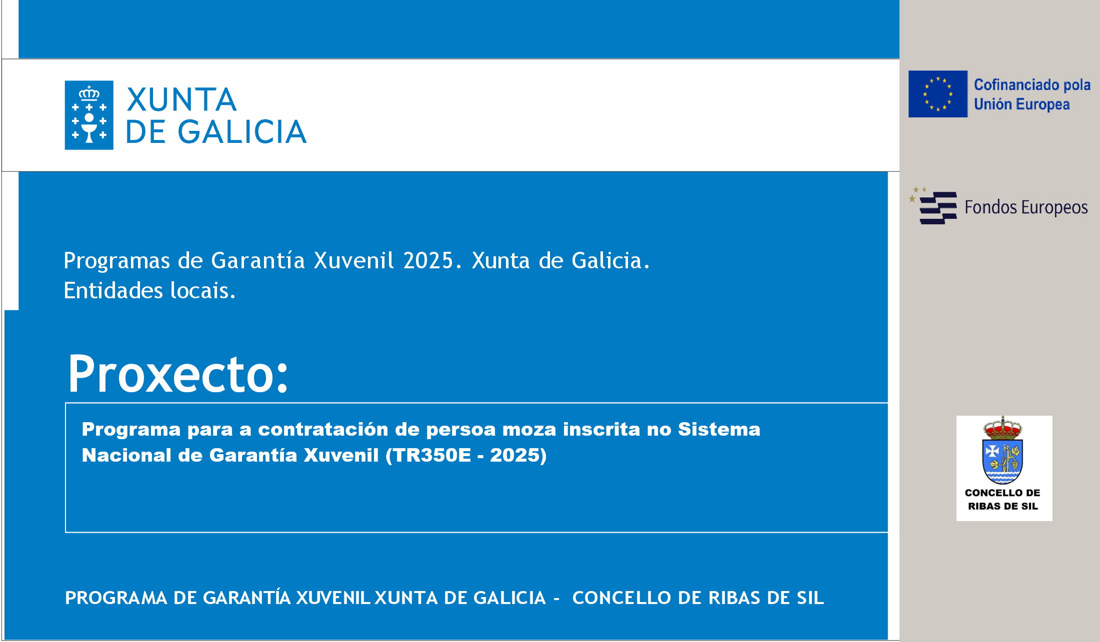 cartel Programa de Garanta Xuvenil 2025