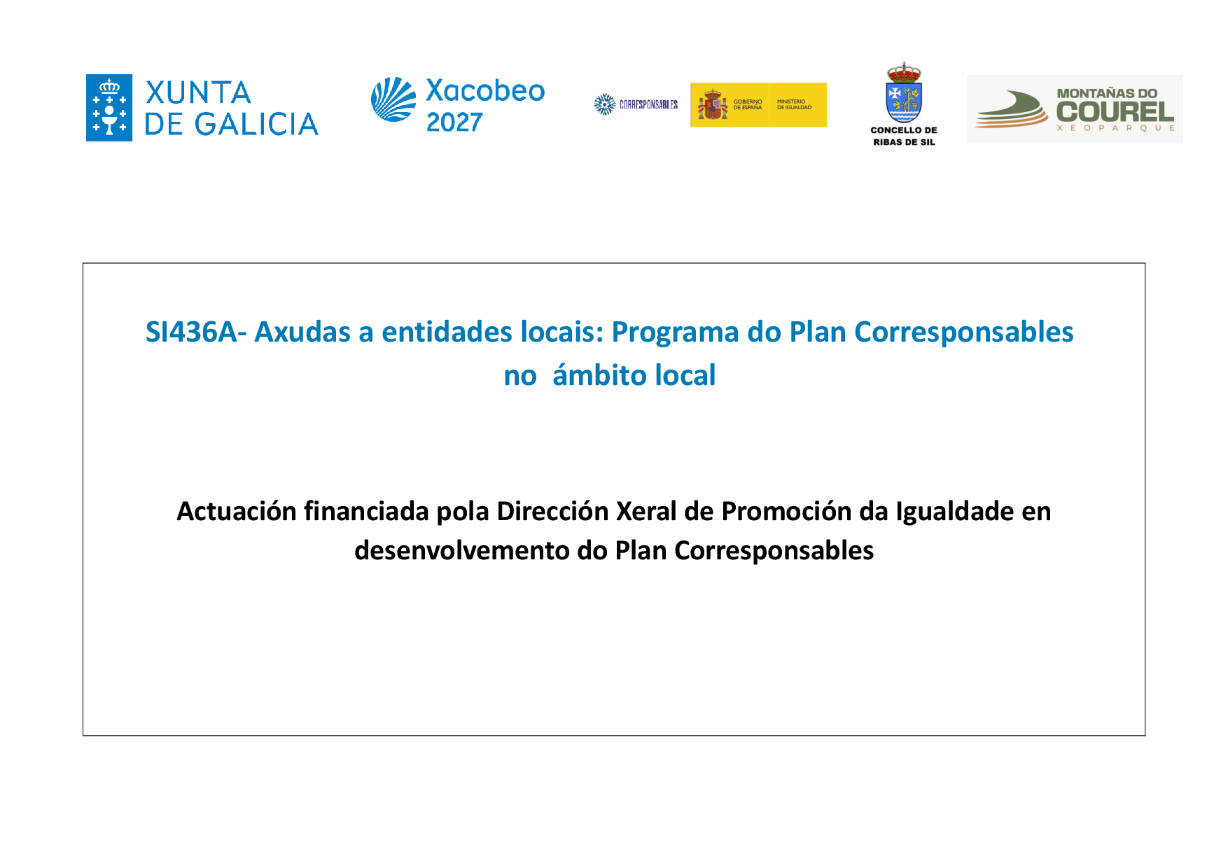 CARTEL PROGRAMA CORRESPONSABLE